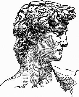 Vector Michelangelo's David-stock-photo